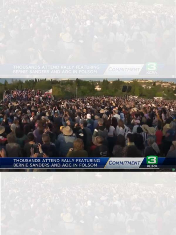 Stop Oligarchy tour in Folsom California where 30k people came out to protest Trump.